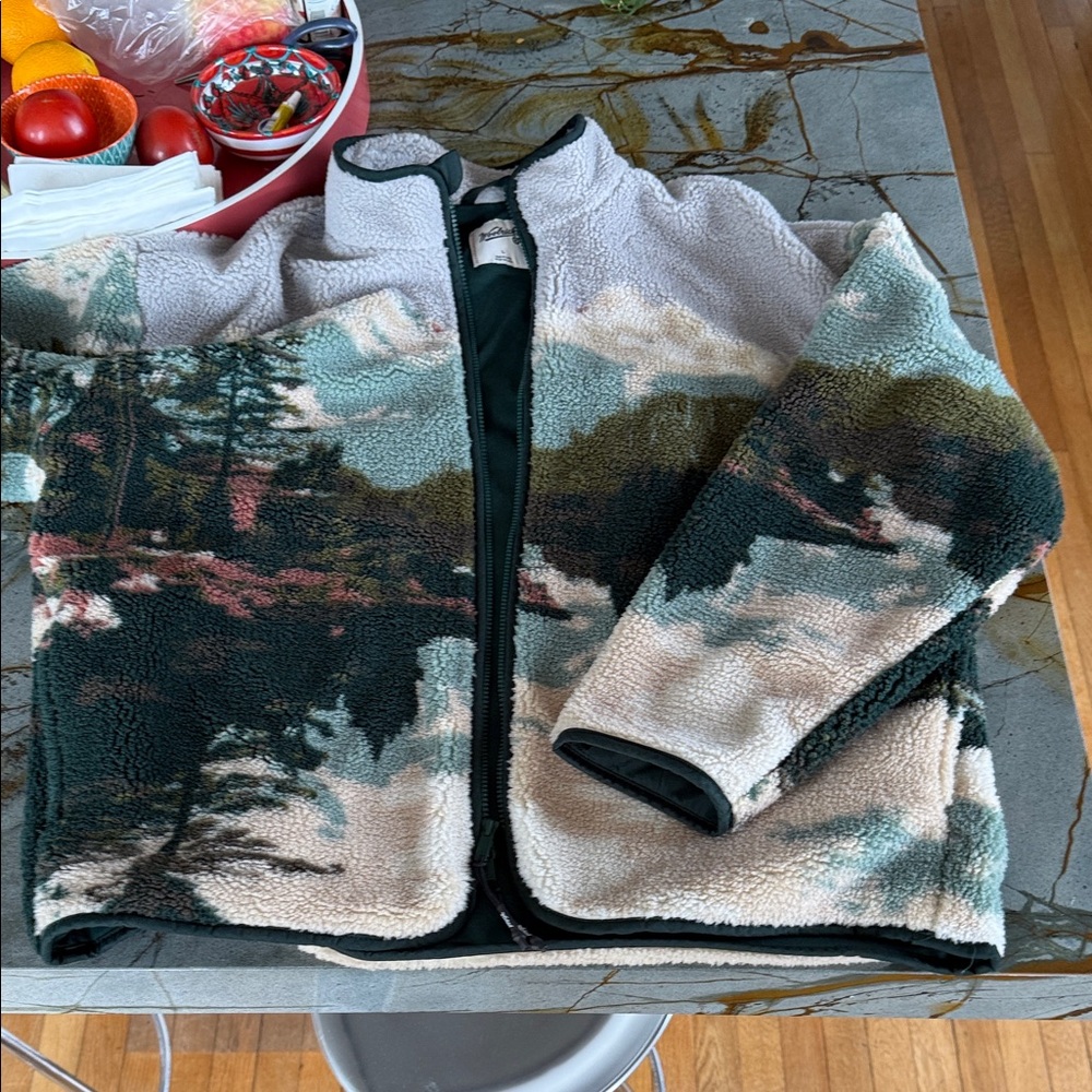 Woolrich Forest Green Fleece Jacket